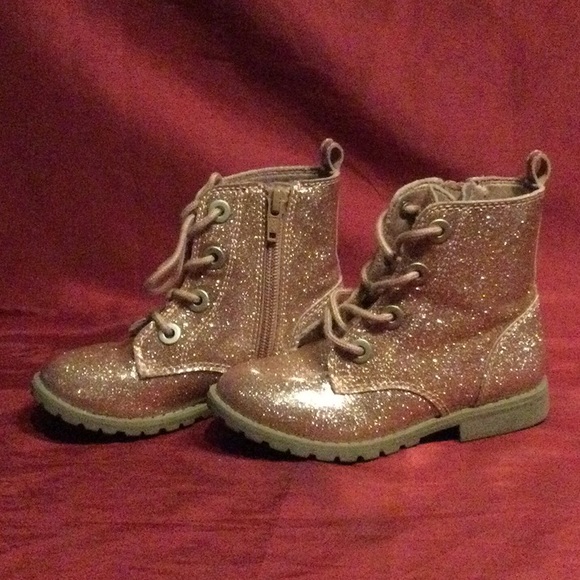 Pink Glitter Toddlers Boots - Picture 2 of 6